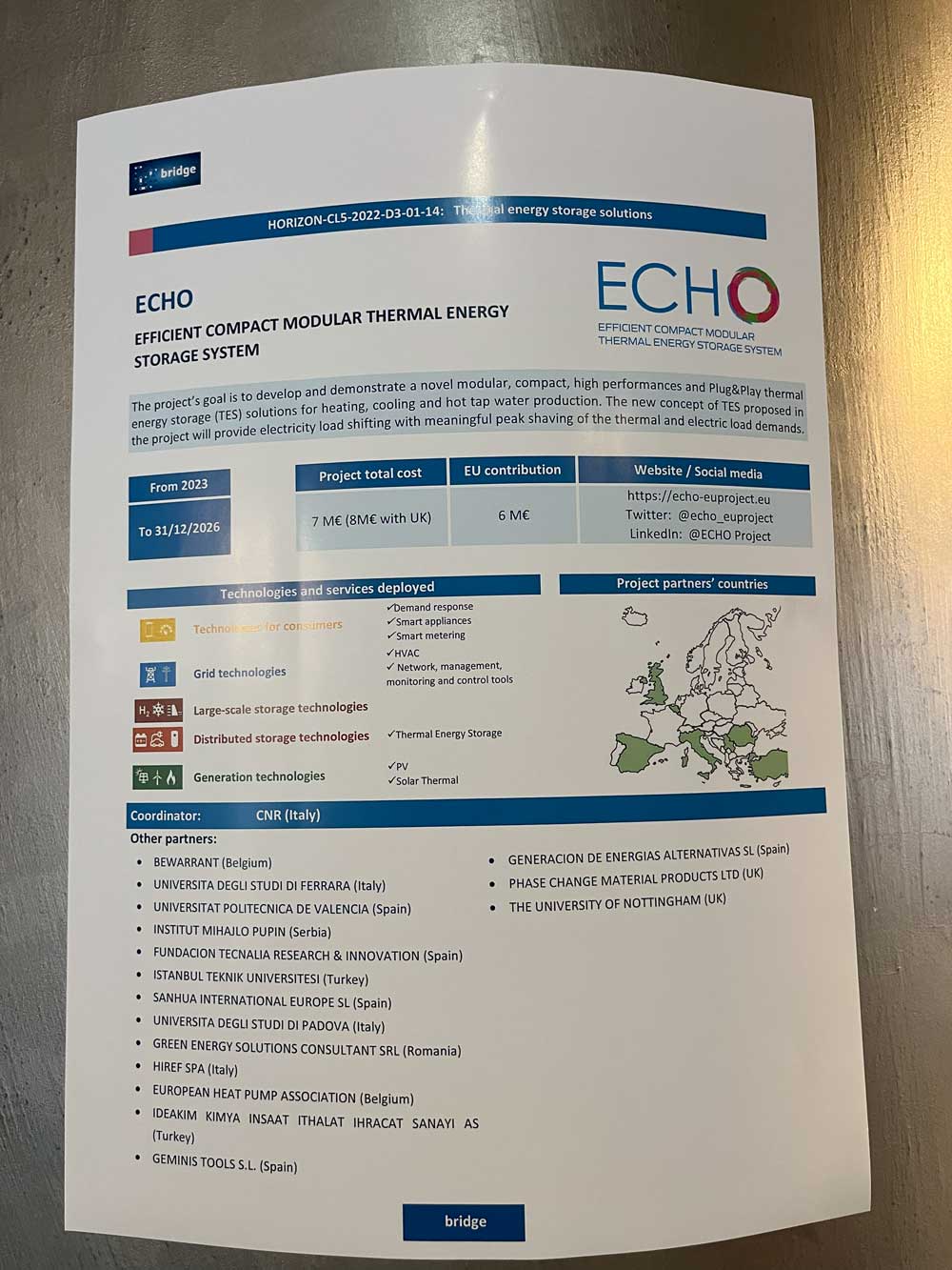 ECHO-poster-session