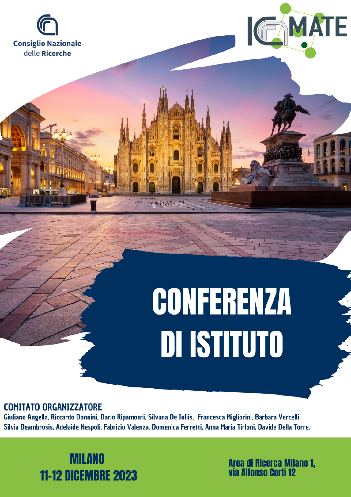 ICMATE and CNR Institute Conference in Milan Brochure